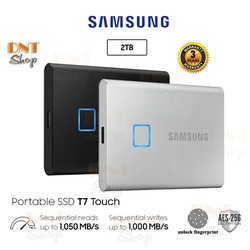 Ổ cứng di động SSD Portable Samsung T7 Touch 2TB - USB 3.2 Gen 2 (MU-PC2T0) - MU-PC2T0