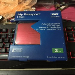 Ổ Cứng Di Động WD My Passport Ultra 2TB 2.5 inch Mới BH 3 Năm - WD MyPassport 2TB 3.0