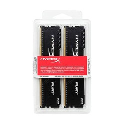 Ram Kings-ton HyperX Fury Black 16GB - 2x8GB DDR4 2666MHz - HX426C16FB3K2/16