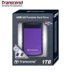 Transcend Rugged StoreJet 25H3P 1TB USB 3.0 - TS1TSJ25H3P