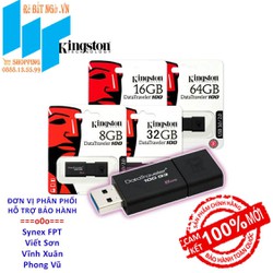USB 3.0 Kingston DT100G3 Chính hãng BH 60T 64GB - 32GB - 16GB - G100001