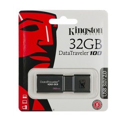 USB Kingston DT100G3 32GB 3.0 - Hàng Chính Hãng - USB 32Gb