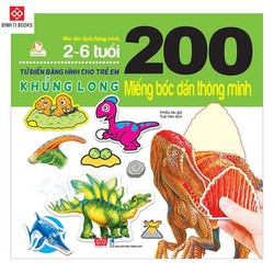 200 Miếng Bóc Dán Thông Minh - Khủng Long - 8935212318651