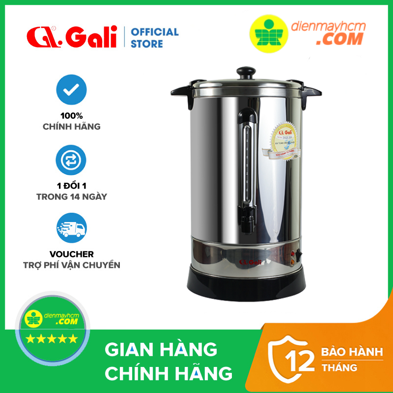 Bình đun Gali GL-6020 1500W 20L nhập khẩu bảo hành chính hãng tem CR chứng nhận chất lượng hàng hóa nhập khẩu