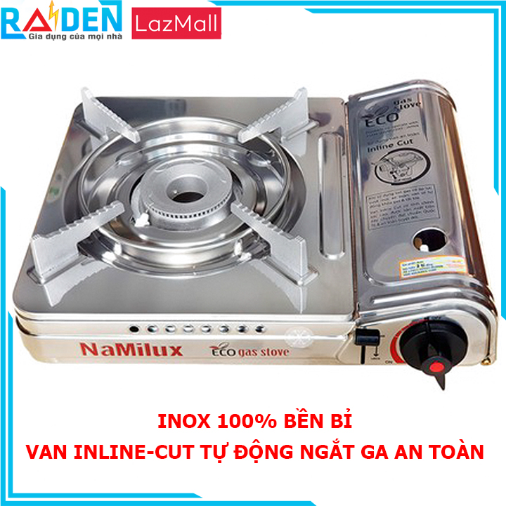 Bếp Ga Mini Bếp Ga Du Lịch 100% Inox Namilux PL1911AS Van Inline Cut tự động ngắt an toàn tuyệt đối - Dự kiến giao 24/6