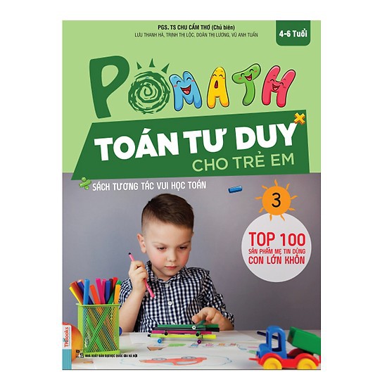 Cuốn sách POMath - Toán Tư Duy Cho Trẻ Em 4-6 Tuổi (Tập 3)