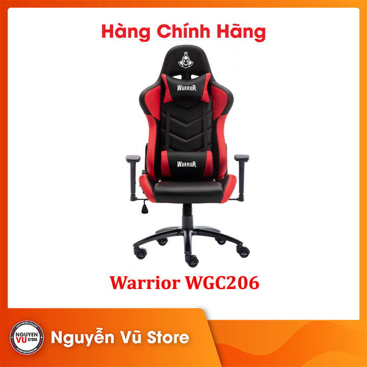Ghế Gaming Warrior Raider Series WGC206 (Đen/Đen Đỏ/ Đen Trắng/ Hồng) - Hàng Chính Hãng