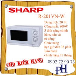 Lò vi sóng Sharp 20L R-201VN-W - R-201VN-W