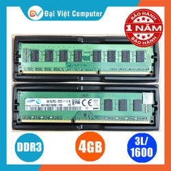 Ram máy tính để bàn 4GB DDR3L bus 1600 MHz Ram PC nhiều hãng samsung hynix micron ... - PCR3L-4G/16/SDV