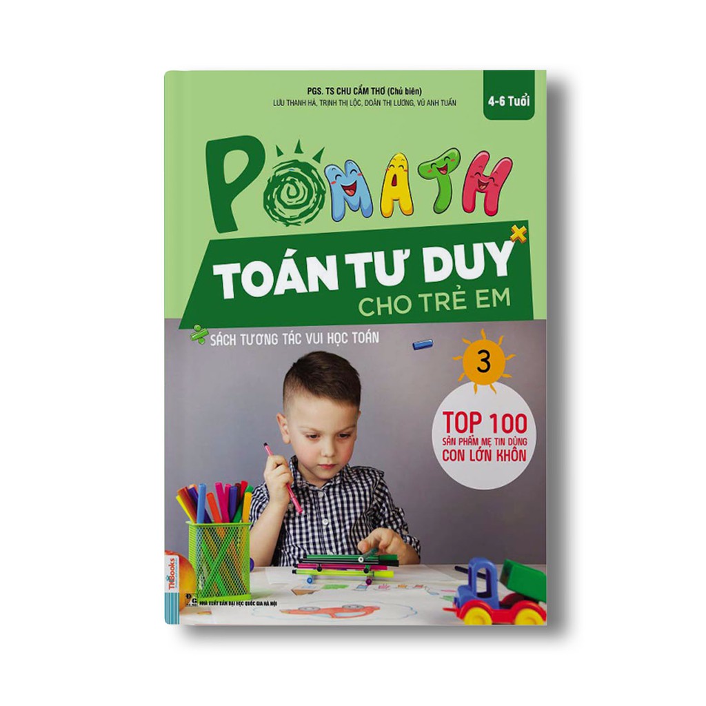 Sách - Pomath - Toán tư duy cho trẻ em 4-6 tuổi (tập 3)