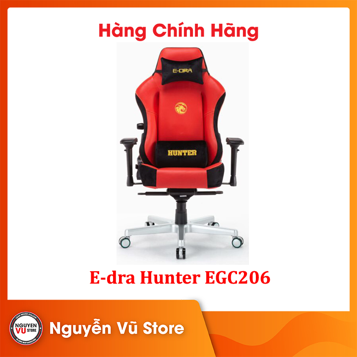 [Trả góp 0%] Ghế gaming cao cấp E-Dra Hunter EGC206 - Hàng Chính Hãng