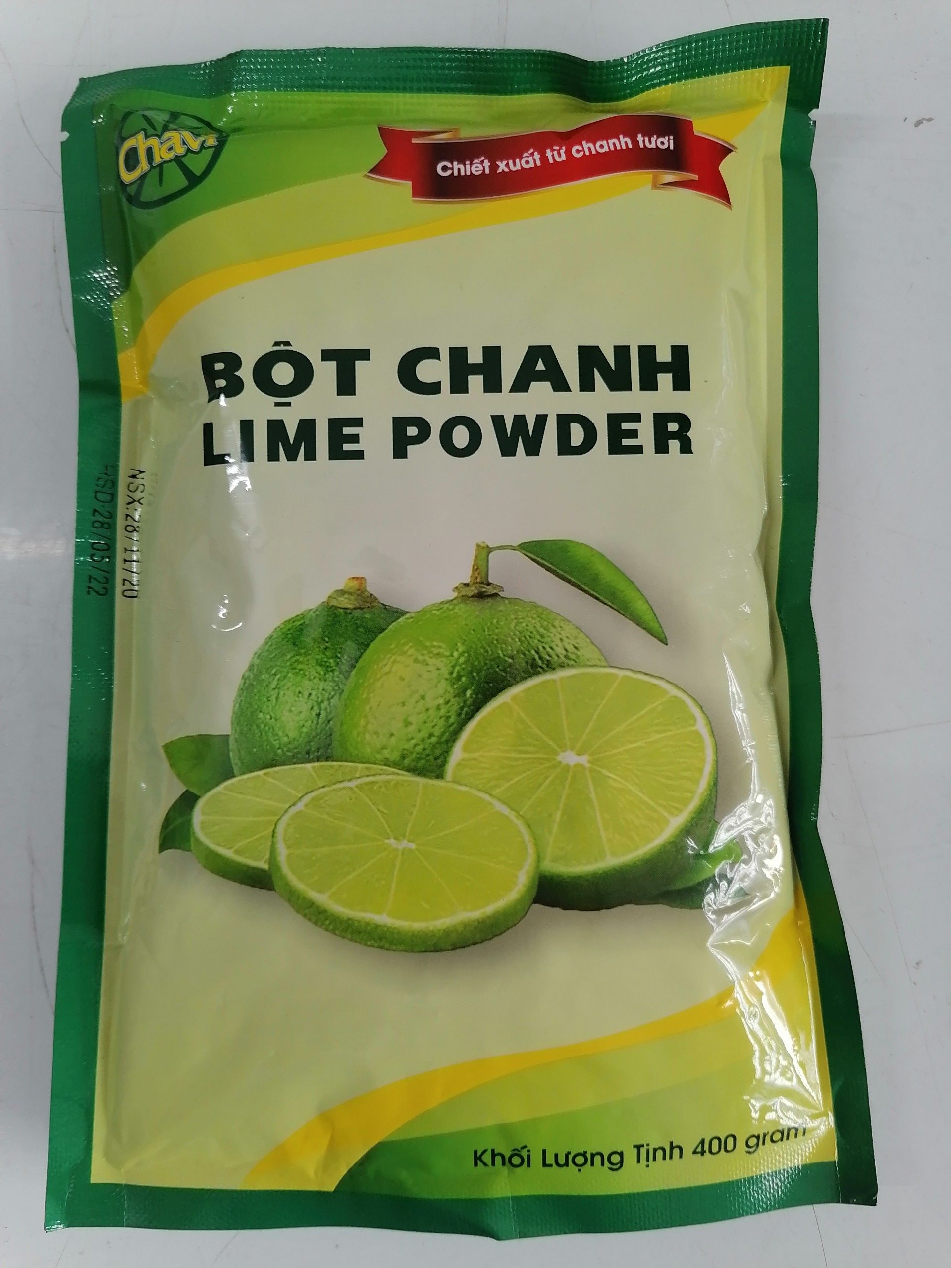 [400g] Bột chanh gia vị [VN] CHAVI Lime Powder (bph-hk)