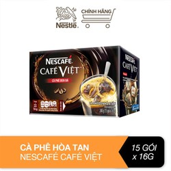 Cà phê hòa tan Nescafé café Việt đen đá (hộp 15 gói x 16g) - 12294602