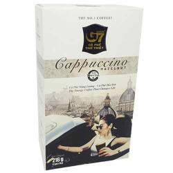 cafe cappuccino vị hazelnut hộp 12 gói x 18g - 1747