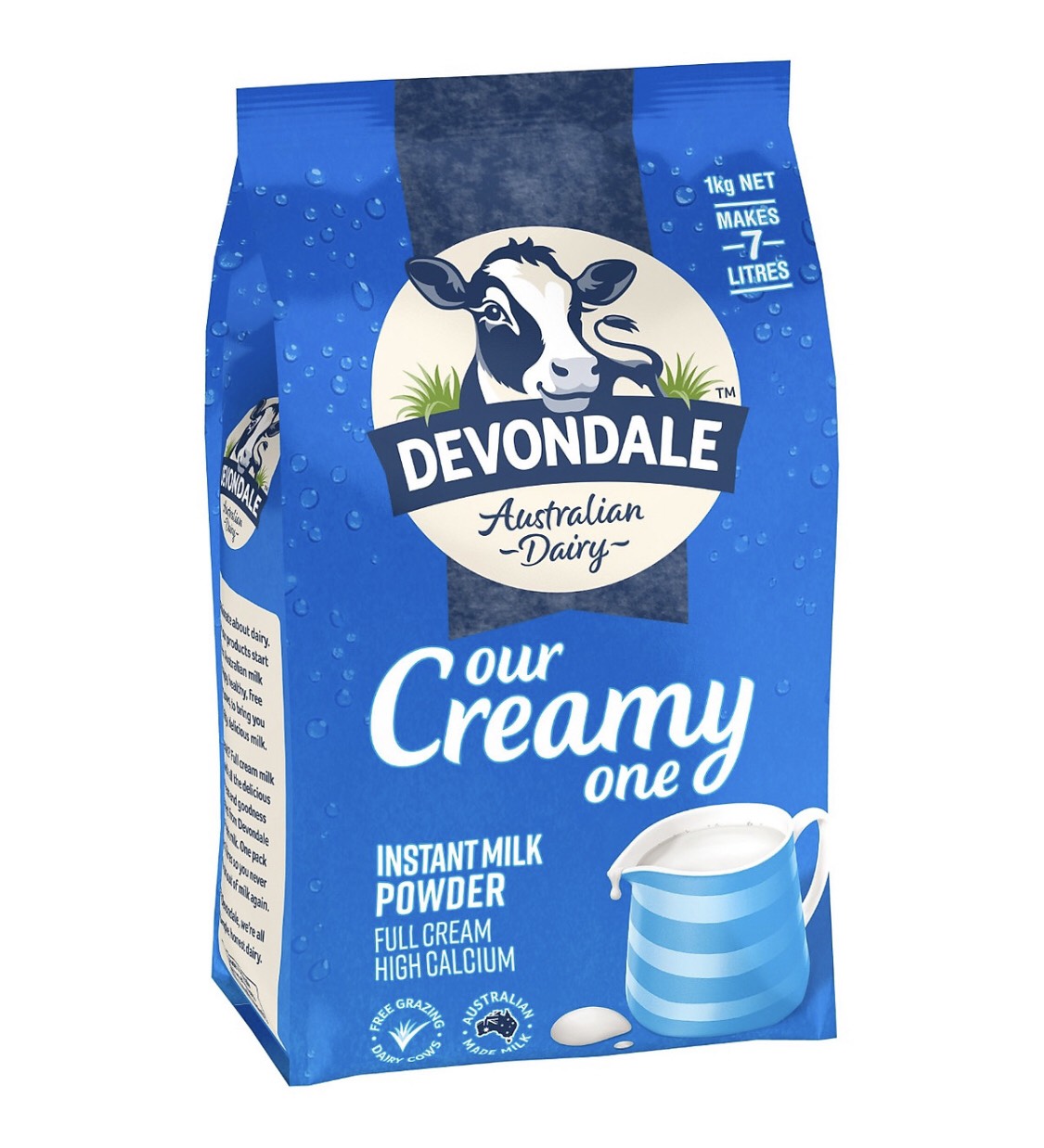 (Date 05/2022) Sữa Bột Full Cream Devondale Túi 1Kg
