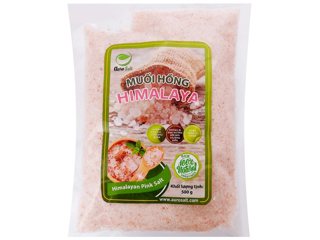 Muối hồng himalaya nguyên chất dạng mịn túi 500g