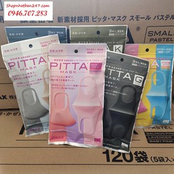 [Nội địa Nhật Bản] Set 3 khẩu trang Pitta chống nắng, kháng khuẩn, chống khói bụi - Khẩu trang Pitta