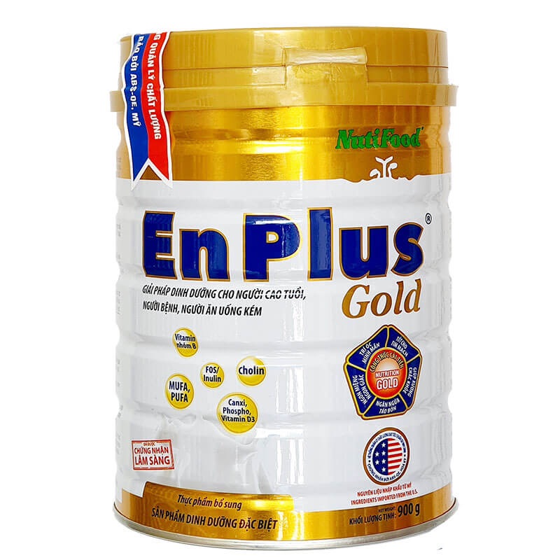 Sữa bột Enplus Gold lon 900g (người cao tuổi, người ốm)