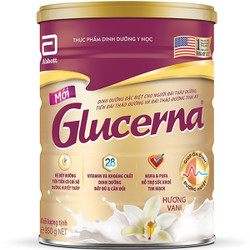 Sữa bột Glucerna dành cho người tiểu đường 850g - Hương vani - GLUCERNA850VANI