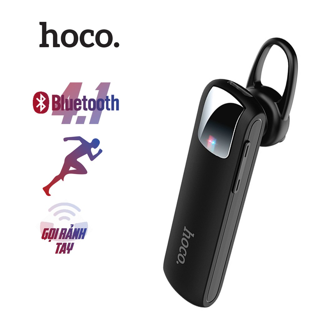 Tai Nghe Bluetooth Hoco E37 Pin 170mAh Đàm Thoại Trong 15 Giờ Thiết Kế Nhỏ Gọn, Chắc Chắn