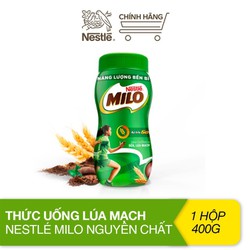 Thức uống lúa mạch Nestlé Milo nguyên chất 400g (hũ nhựa) - 12455567