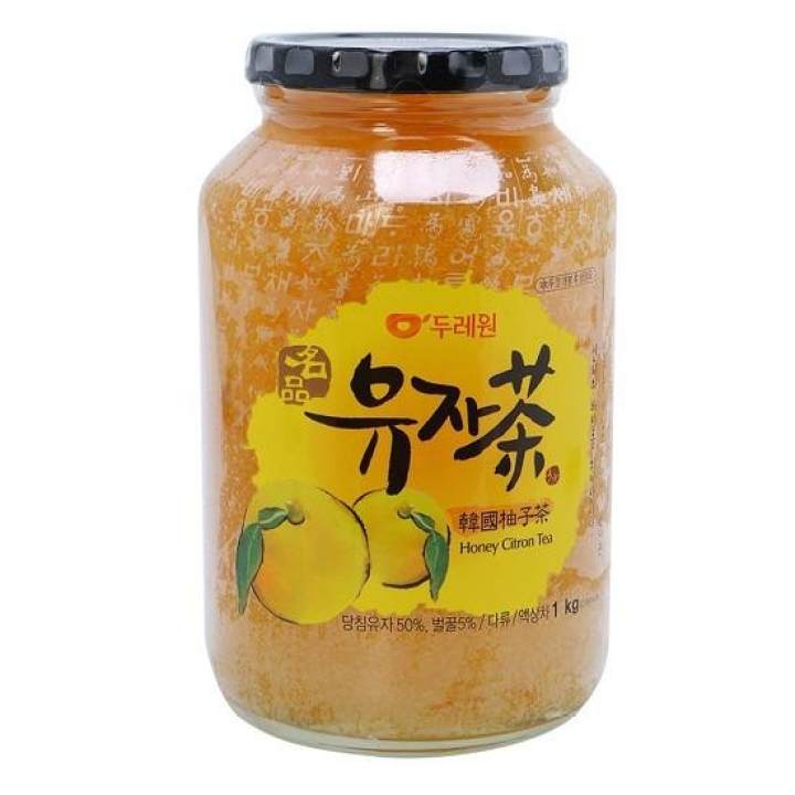 Trà chanh Mật ong Hàn Quốc lọ 1kg - thanh mát, tốt cho sức khỏe