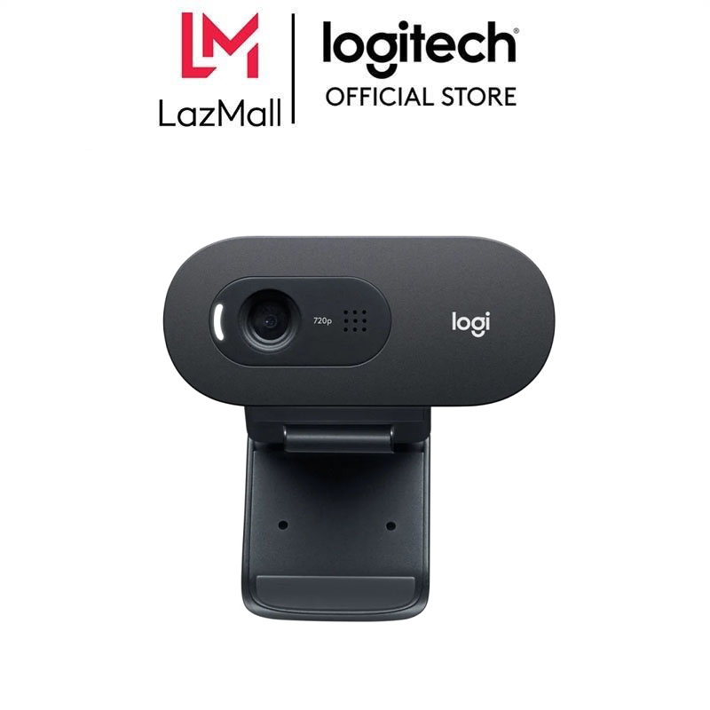 Webcam Logitech C505 (C505e) 720p HD - Dây USB-A 2m mở rộng, Góc camera rộng, micro đa hướng giảm ồn và dài 3m, phù hợp PC/ Mac