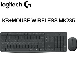 Bộ bàn phím chuột không dây Logitech MK235 - Hàng chính hãng new 100% - MK235