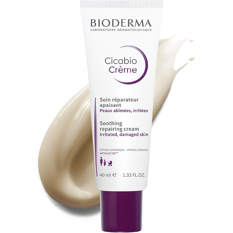 Bioderma - Kem dưỡng làm dịu và phục hồi nhanh da tổn thương Bioderma Cicabio Crème 40ml