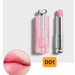 Mẫu năm 2021 - Son dưỡng có màu Dior Addict Lip Glow thỏi fullsize 3.5gr số 001 Pink màu Hồng của Pháp - Son Dior Addict 001