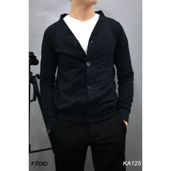 Áo Cardigan Nam FACIO Cổ V, Mỏng, Kiểu Hàn Quốc ( K125 ) - áo cardigan nam áo cardigan nam K125