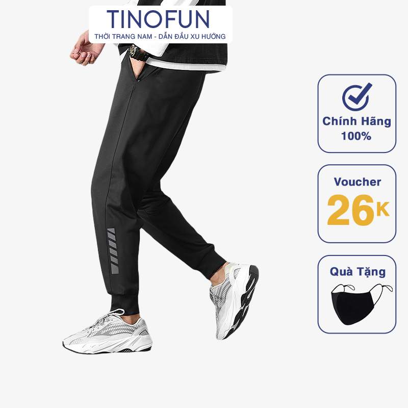 Quần thể thao nam TINOFUN Quần jogger nam mã TT58 chất thun thể dục phong cách Hàn Quốc đẹp bó ống tập gym