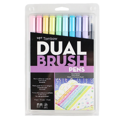 Bút Tombow Dual Brush Pen Set Pastel 10 Cây - 56187