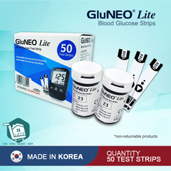 Combo hộp 50 que thử đường huyết Gluneo Lite và 50 kim chích máu - 1998_41907992