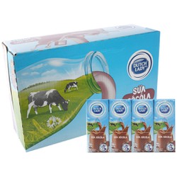 E - Thùng 48 hộp sữa tiệt trùng socola Dutch Lady 180ml - 48 hộp sữa tiệt trùng socola Dutch Lady 180ml