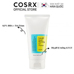 Gel Rửa Mặt Tràm Trà, 0.5% BHA COSRX Low pH Good Morning Gel Cleanser 150ml - COSRX1