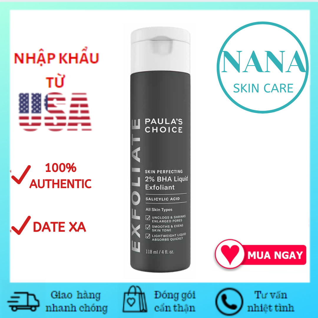 [HCM]Dung Dịch Loại Bỏ Tế Bào Chết PAULAS CHOICE Skin Perfecting 2% BHA Liquid Exfoliant (118ml)