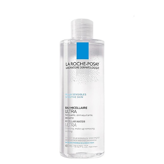 [HCM]Nước Tẩy Trang Làm Sạch Sâu Cho Da Nhạy Cảm La Roche-Posay Micellar Water Ultra Sensitive Skin 400ml