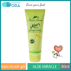 Kem giảm nứt gót chân Aloe Miracle Foot Care Cream 80ml - ALMI01