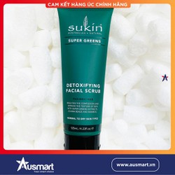 Kem tẩy tế bào chết Sukin Super Greens Detoxifying Facial Scrub 125ml - 2975_46331789