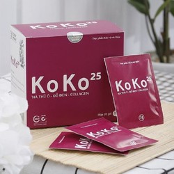 KoKo 25 - Cao khô làm đen tóc, trẻ hóa làn da Hà thủ ô Collagen - 20 gói