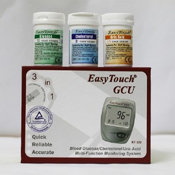 Máy đo đường huyết 3 trong 1 Rossmax Easy Touch GCU ET322 [ TẶNG 3 HỘP QUE THỬ ] - Rossmax Easy Touch GCU ET322