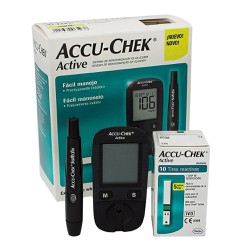 Máy đo đường huyết Accu Chek Active + Tặng kèm hộp 25 que thử - ACTIVE ĐỨC
