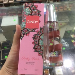 Nước hoa cindy Pinky Sweet mẫu mới 50ml CAM KẾT CHÍNH HÃNG - cindy Pinky Sweet 50ml