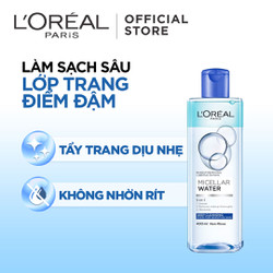 Nước Tẩy Trang L'Oreal Tươi Mát Cho Da Dầu, Hỗn Hợp 400ml Micellar Water 3-in-1 Refreshing Even For Sensitive Skin - 2973_47967957