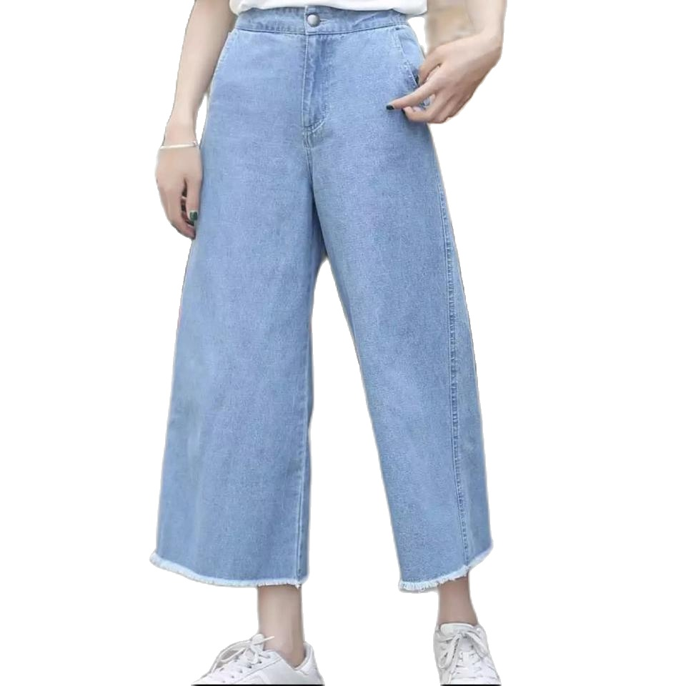 Quần baggy jeans nữ Saigonmen form rộng ống rộn năng động cho mùa hè – quần bò nữ ulzzang, 2 màu dễ lựa chọn, dễ mix