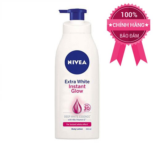Sữa dưỡng thể sáng da tức thì NIVEA Extra White Instant Aura SPF33 350ml sản phẩm tốt chất lượng cao cam kết như hình độ bền cao