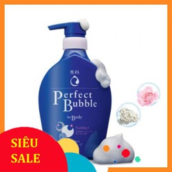 Sữa Tắm Dưỡng Ẩm Hương Hoa Tươi Mát Senka Perfect Bubble For Body Floral Plus N 500Ml - n217
