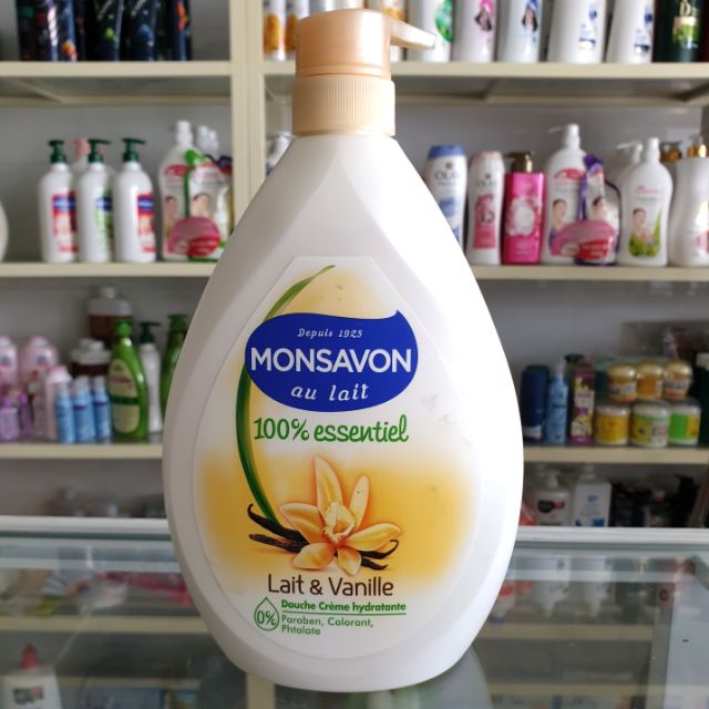 Sữa tắm Monsavon chiết xuất sữa và hoa vani 1 lít
