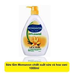 Sữa tắm Monsavon chiết xuất sữa và hoa vani 1000ml - Sữa tắm Monsavon 1000ml